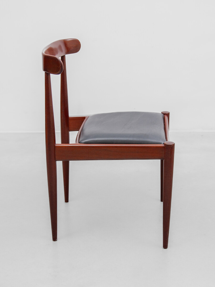 Alfred Hebndrickx set of 6 Dining chairs by Belform, 1960