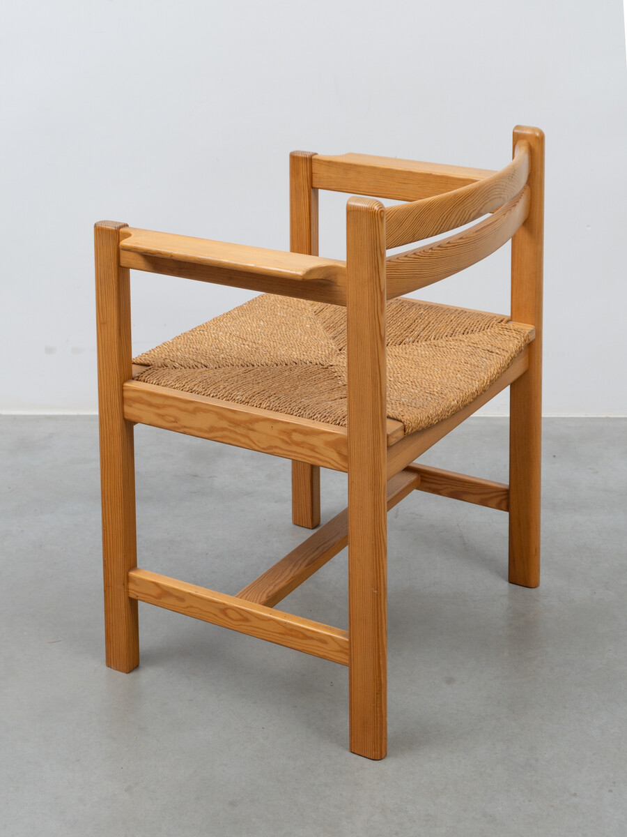 Eight Pine Arm Chairs by Børge Mogensen for AB Karl Andersson & Söner Sweden